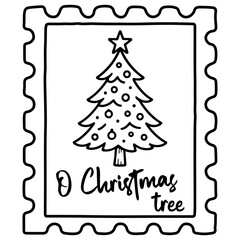 Christmas Tree Stamp