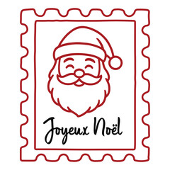 Christmas Santa Stamp