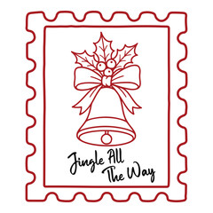 Christmas Bell Stamp