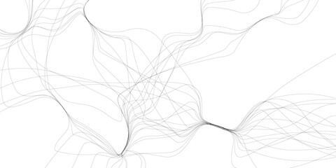 Abstract flowing lines in monochrome creating a delicate minimalist, abstract, modern, geometric, background design perfect for digital art and creative projects.
