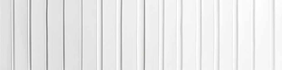 Seamless white background with wide-spaced vertical debossed lines, clean matte plastic texture