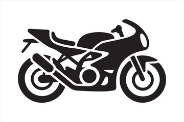 Fototapeta premium Motorcycle Silhouette Bundle Vector Illustration