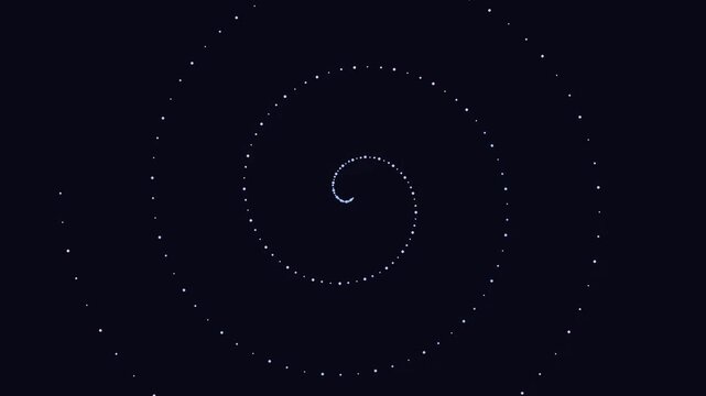 Spiral Particle Bloom