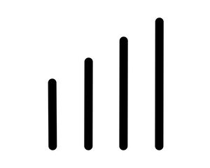 Signal symbol vector svg transparent background