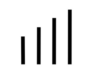 Signal symbol vector svg transparent background