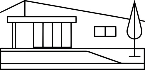 vector illustration of a house