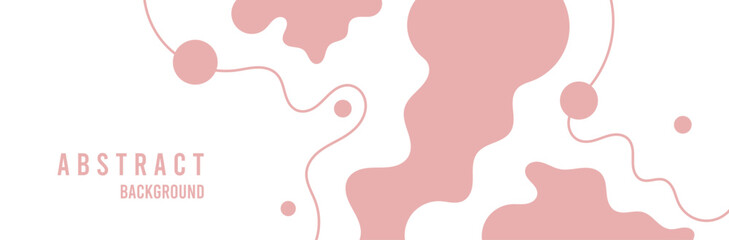 Abstract background with pink spilled splotch shapes. Suitable for social networking.