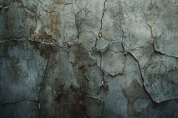 High Quality Image of a Cracked Wall with a Crack in it