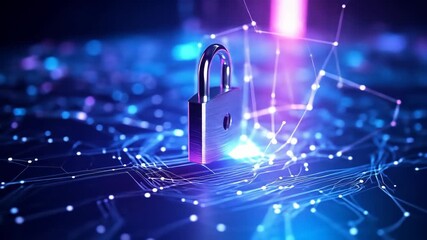 Secure digital lock on circuit board - Powered by Adobe