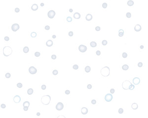 Colorful Hand-Drawn Soap Bubble Background with Soft Watercolor Pastel Style