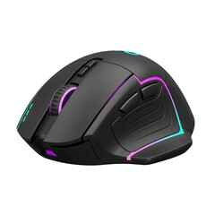 Modern Gaming Mouse With Neon Lighting