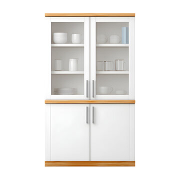 Cabinet Modern White Household Furniture Storage Essential Isolated isolated on transparent background