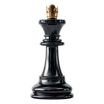 Chess Piece King Classic Board Game Strategy Symbol isolated on transparent background