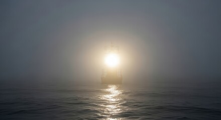 Sunlight reflecting on the calm ocean surface at dusk.