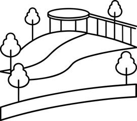 vector illustration of a bedroom