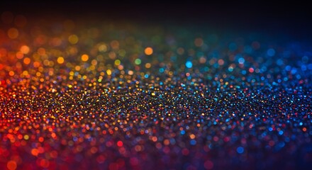 Fototapeta premium Abstract Glitter Spectrum A Dazzling Display of Light and Color