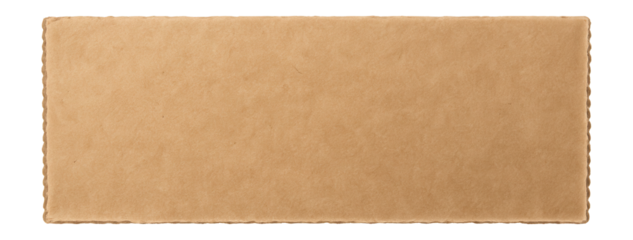 Cardboard banner with paper texture.