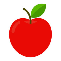 crab apple fruit on white background