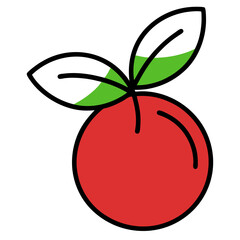 craissin fruit line art