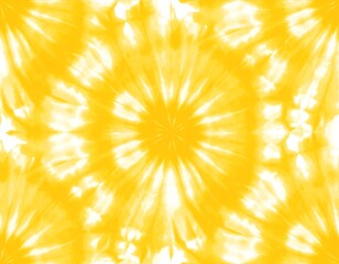 Obraz premium Abstract tie-dye pattern in yellow and white