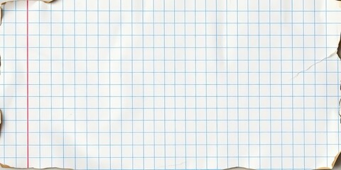 Aged, gridded notebook paper seamlessly tiling,  grid,  document