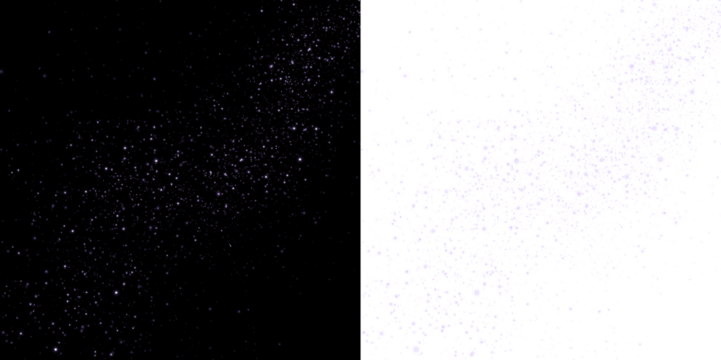 Sparkling glitter overlay on contrasting black and white backgrounds, creating a dynamic visual effect for creative projects and design applications, enhancing artistic expression and versatility