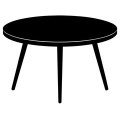 round-coffee-table-silhouette-