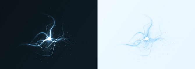 Abstract blue light energy swirl illustration on dark and light backgrounds, showcasing dynamic movement and ethereal glow, perfect for creative design projects and digital art