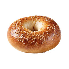 Single sesame bagel, close-up (1)