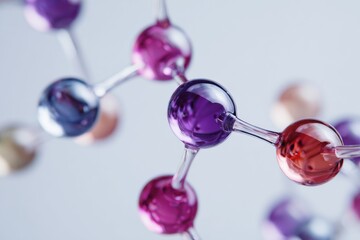 Abstract molecular structure.  3D render