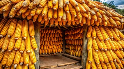 Corn Cob Fertility Shrine: Earth-Connected Abundance