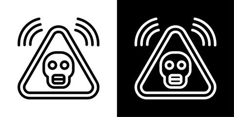 Denger icon of a flat style vector 