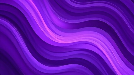 Dynamic purple waves background loop animation in abstract form, creative design - Powered by Adobe