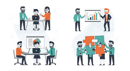 business people icons