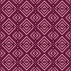 Elegant Seamless Geometric Diamond Tile Pattern with Rounded Details Decoration