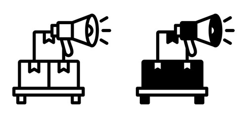 Product Marketing Icon Collection line & Mixed Style 