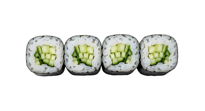 Vegan Cucumber Sushi Roll - Fresh and Healthy Uramaki