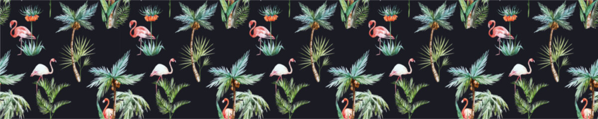 tropical paradise printed fabric background