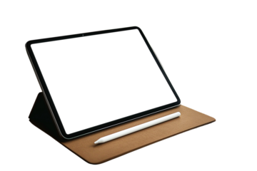 Tablet computer with stylus and case