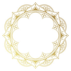 lotus hinduism detailed outline mandala vector. background india hinduism ornament