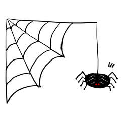halloween spider vector