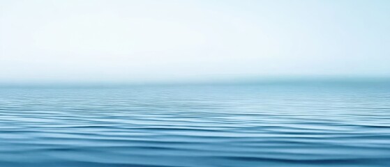 Obraz premium Serene water body image in blue tones, suitable for promotions, branding, and calming compositions