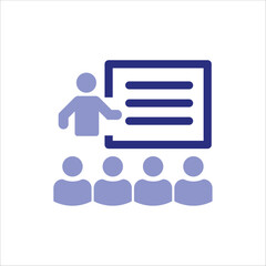 class icons. simple colored vector