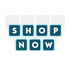 shop now vector design