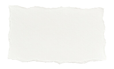 Fototapeta premium White torn paper texture with blank space.