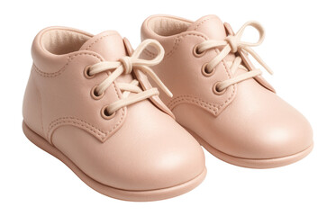 Baby shoes on a plain white background.