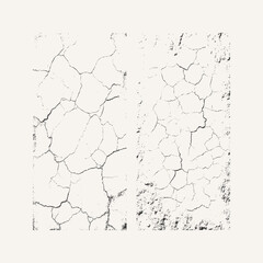 Old cracked plaster vector texture