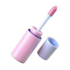 liquid lipstick, lip gloss, 3d stylized icon of beauty tool