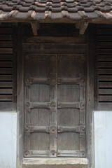 old wooden door