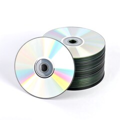 Stack of blank CDs